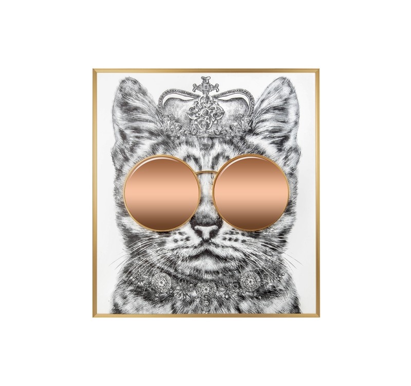 Obraz KING CAT 118x130 cm