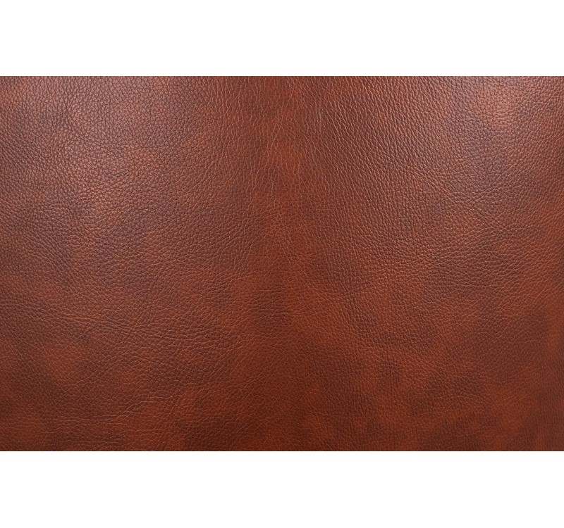 Fotel EGG SZEROKI PU brąz vintage brandy