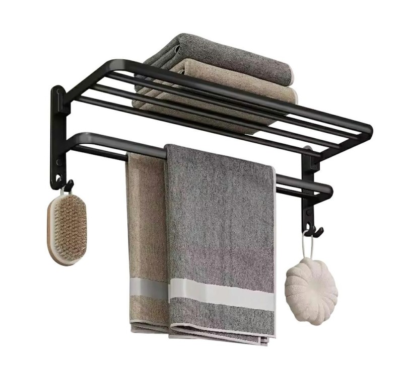 Półka prysznicowa SHP BILIA czarna