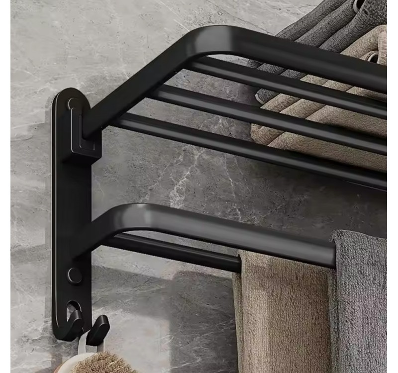 Półka prysznicowa SHP BILIA czarna