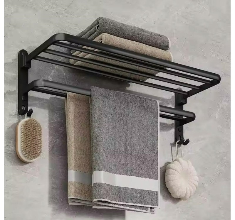 Półka prysznicowa SHP BILIA czarna