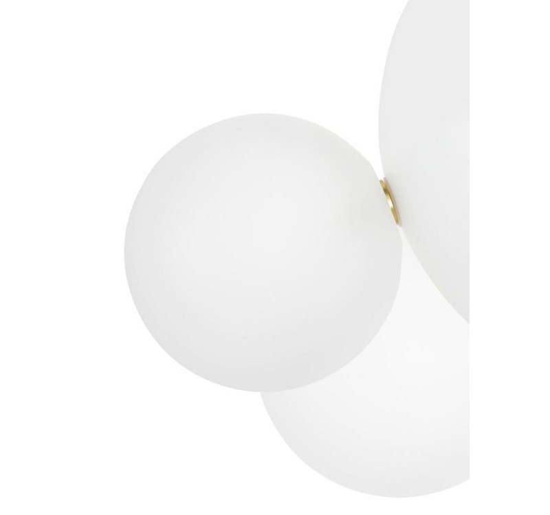 MOOSEE lampa wisząca CAPRI LINE 3 złota   / biała - 180 LED, aluminium, szkło