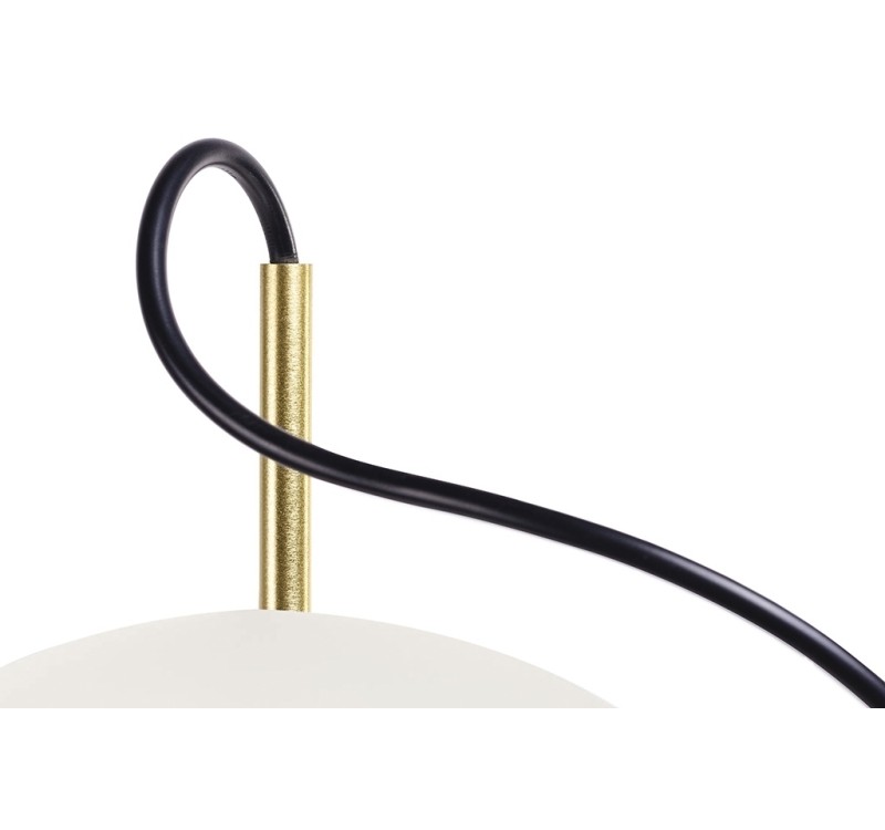 MOOSEE lampa wisząca CAPRI LINE 3 złota   / biała - 180 LED, aluminium, szkło