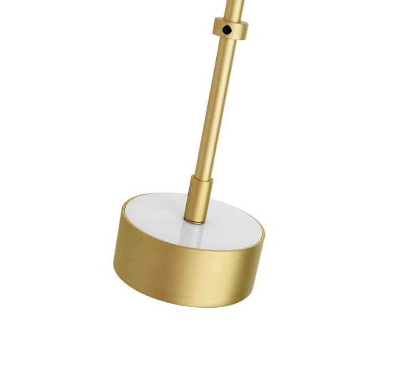 MOOSEE lampa wisząca CAPRI LINE 3 złota   / biała - 180 LED, aluminium, szkło