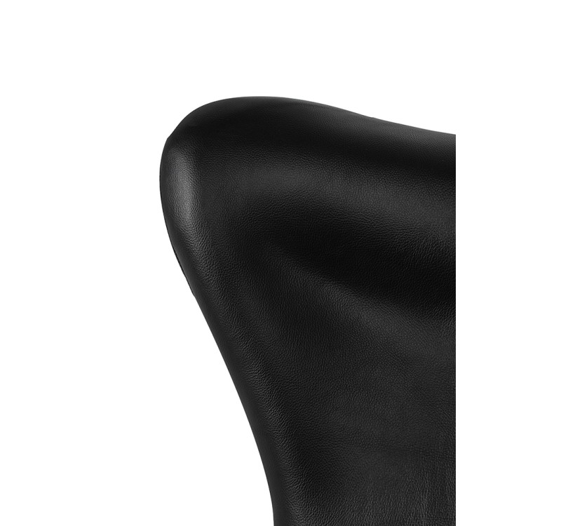 Fotel EGG SZEROKI PU czarny