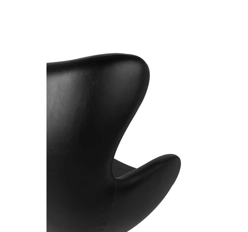 Fotel EGG SZEROKI PU czarny