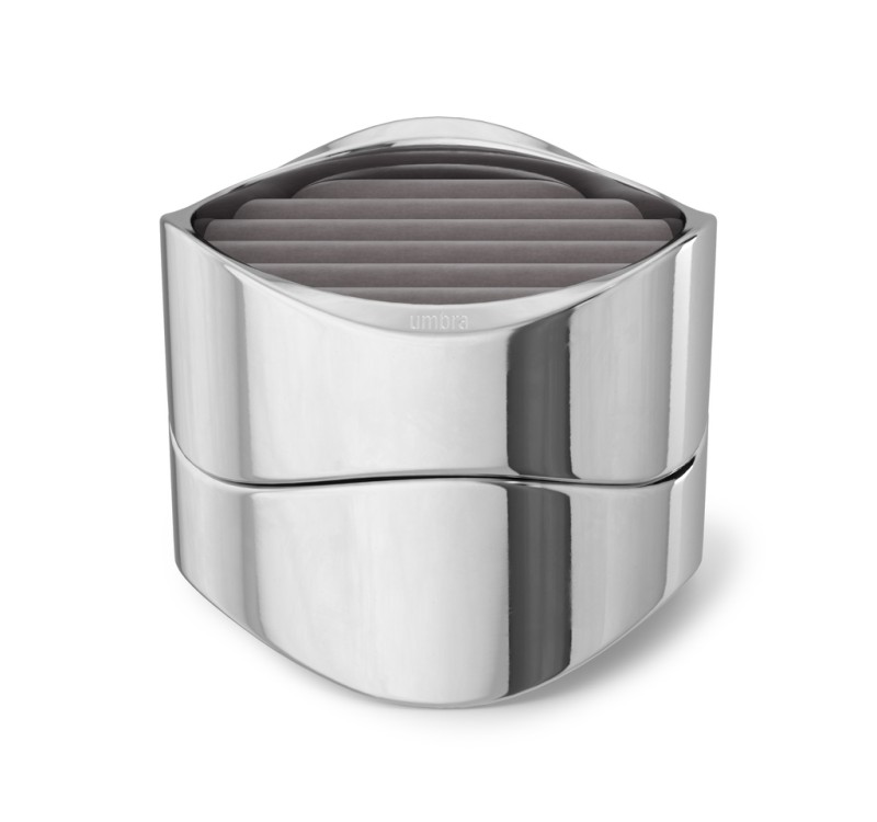 UMBRA organizer na biżuterię WAVY chrom