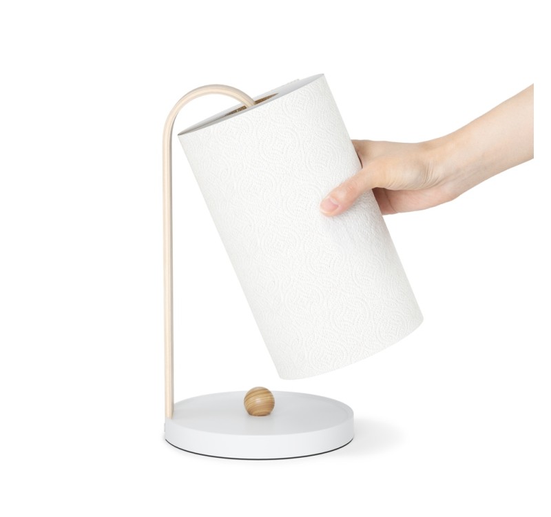 UMBRA stojak na ręcznik papierowy         BELLWOOD biały/naturalny