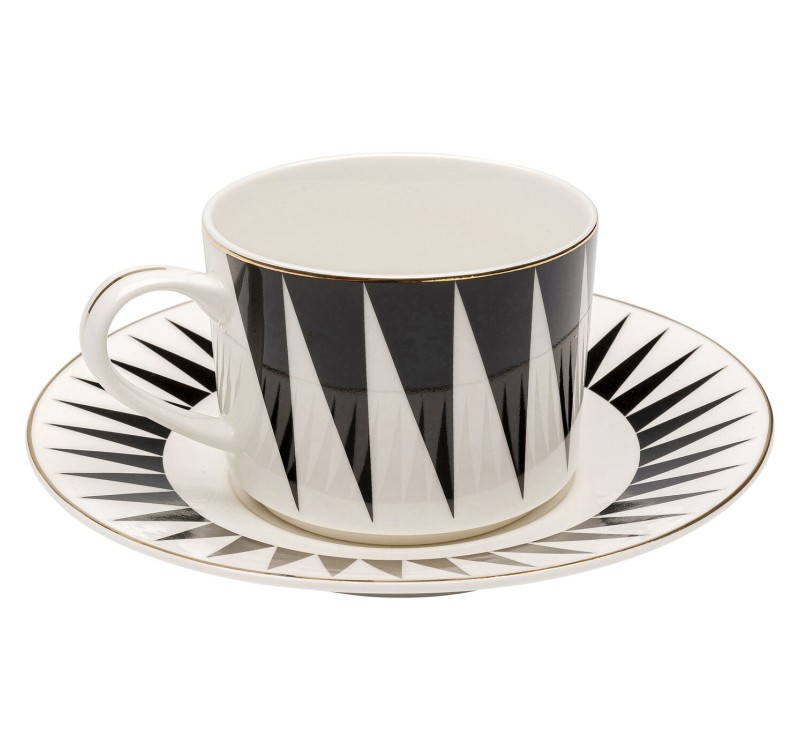 KARE komplet 4 filiżanek HARLEQUIN