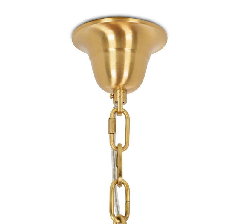 MOOSEE lampa wisząca TIFFANY 135 biała    mosiądz / naturalne pióra