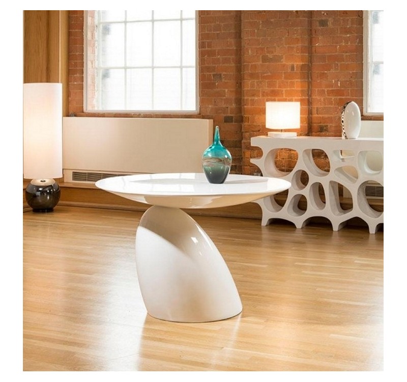 Stół FUNGO GRANDE biały - włókno szklane