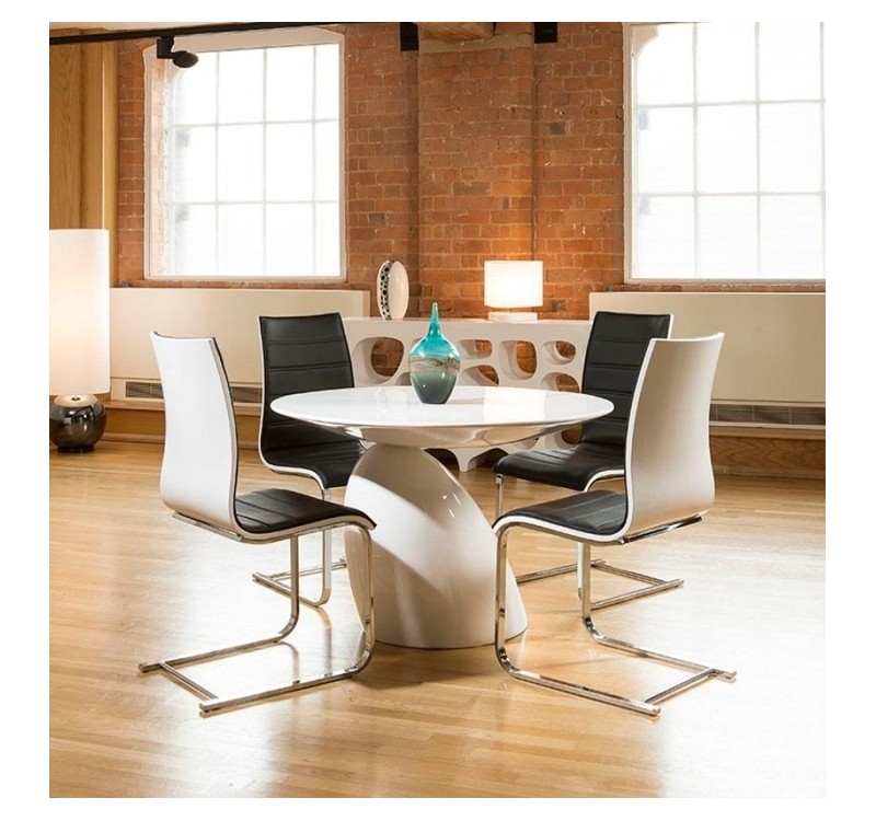 Stół FUNGO GRANDE biały - włókno szklane