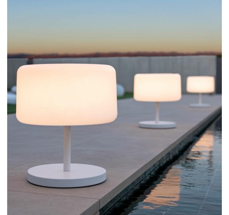 NEW GARDEN lampa podłogowa CHLOE PLANT SOLAR SMARTTECH WOOD