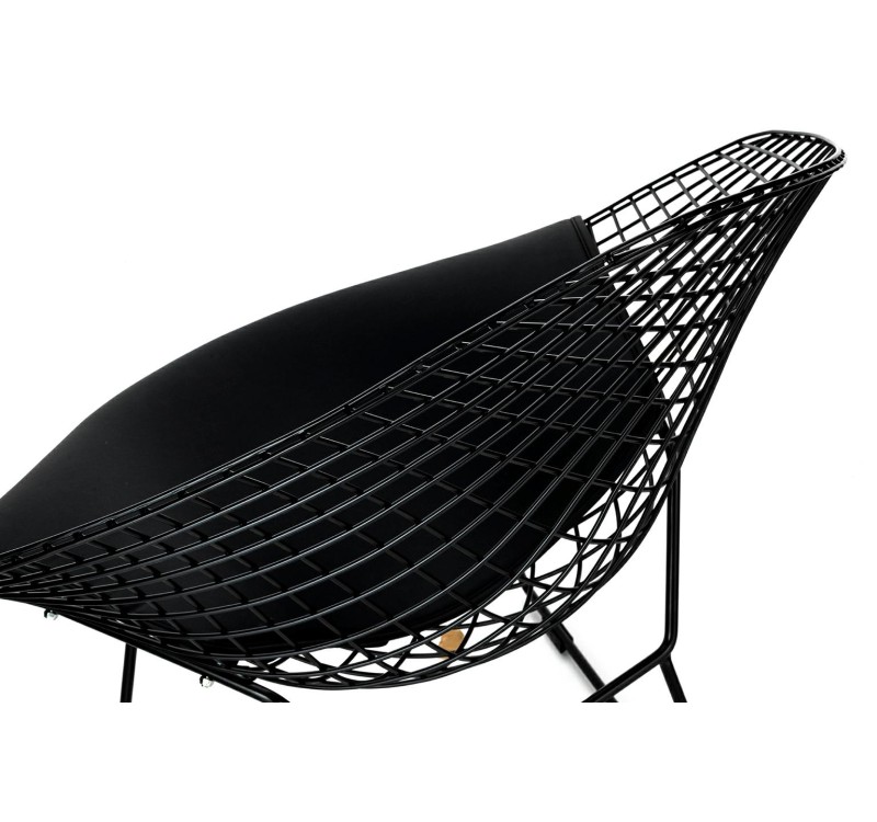 Fotel VOLIER SOFT czarny - poduszka czarna