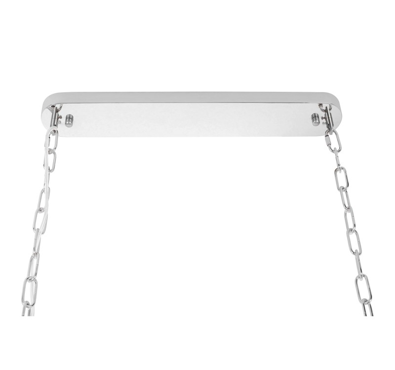 Lampa wisząca IMPERIAL LONG SILVER 90 - stal, kryształ