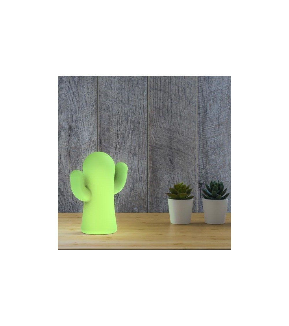 NEW GARDEN lampa ogrodowa PANCHITO LIMA INDOOR & OUTDOOR BATTERY limonkowa