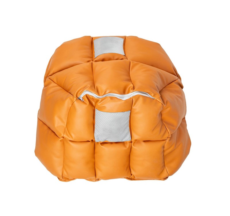 Krzesło obrotowe SHIBA brązowe / czarne