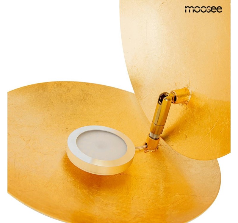 MOOSEE lampa ścienna ECLISE  złota / biała