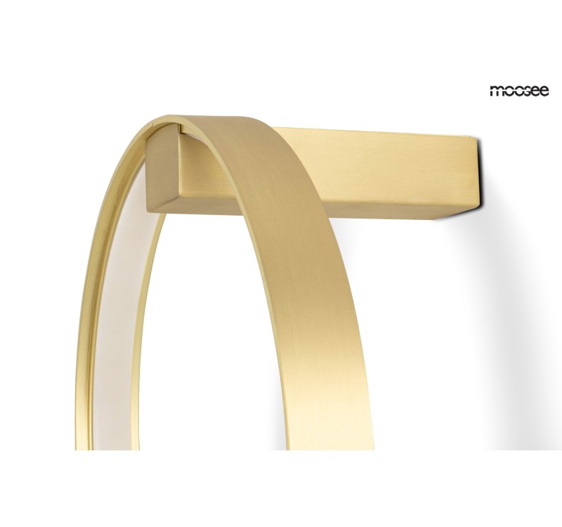 MOOSEE lampa ścienna CIRCLE WALL złota