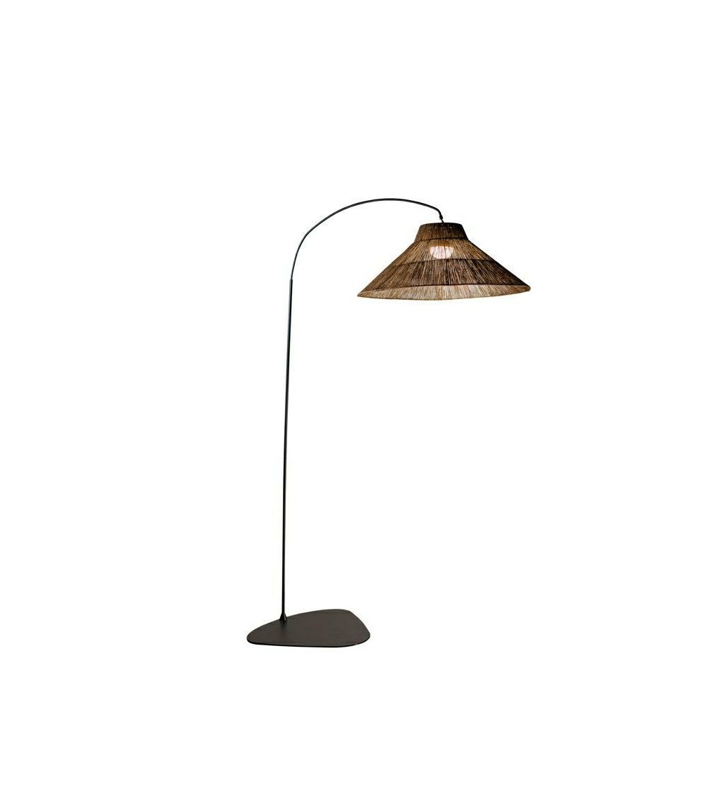 NEW GARDEN lampa podłogowa NIZA 230 BATTERY NEGRO