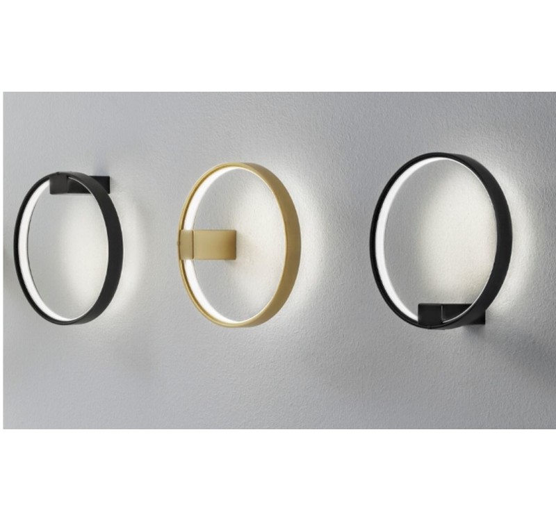 MOOSEE lampa ścienna CIRCLE WALL złota