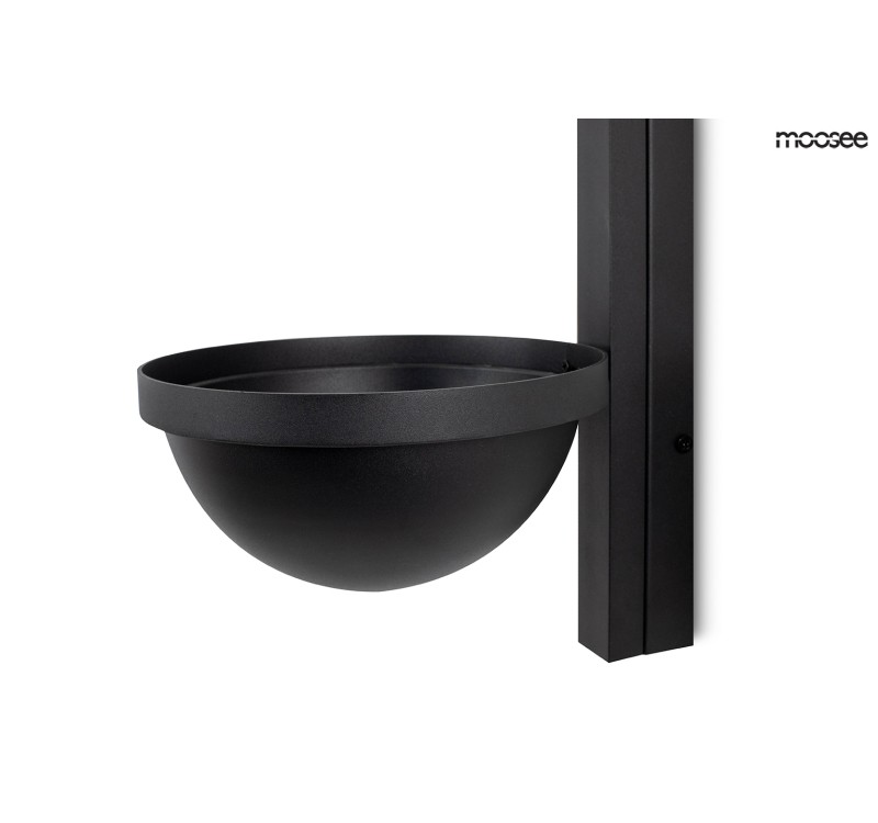 MOOSEE lampa ścienna PLANT WALL czarna