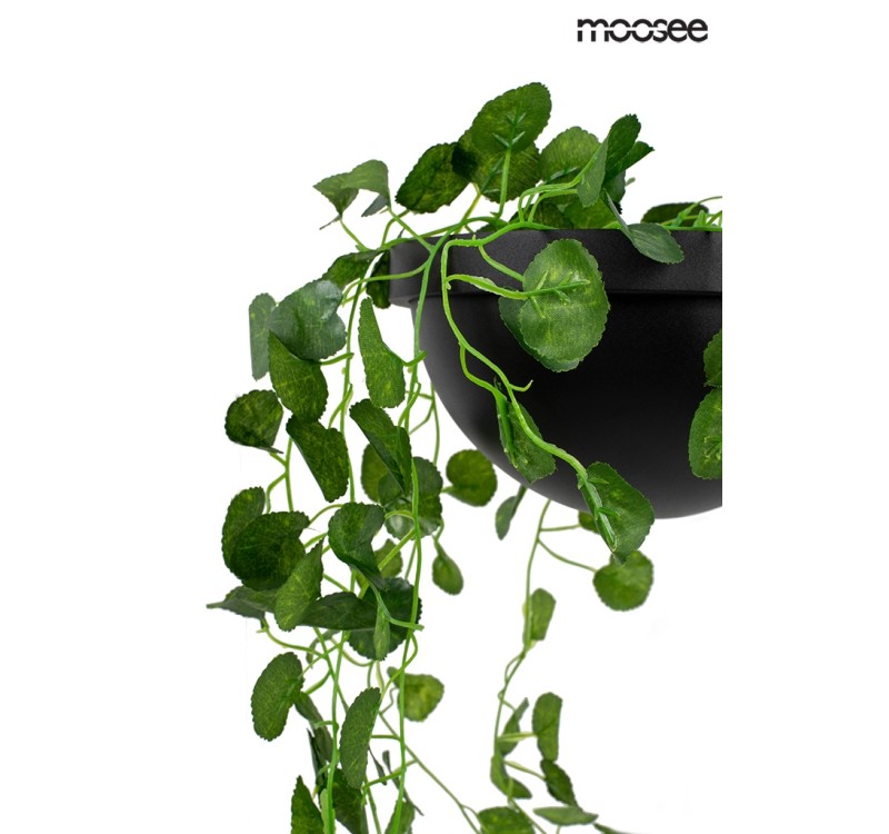 MOOSEE lampa ścienna PLANT WALL czarna
