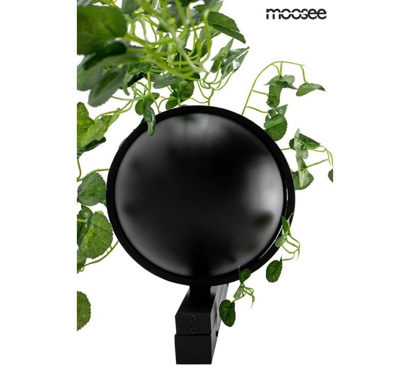 MOOSEE lampa ścienna PLANT WALL czarna