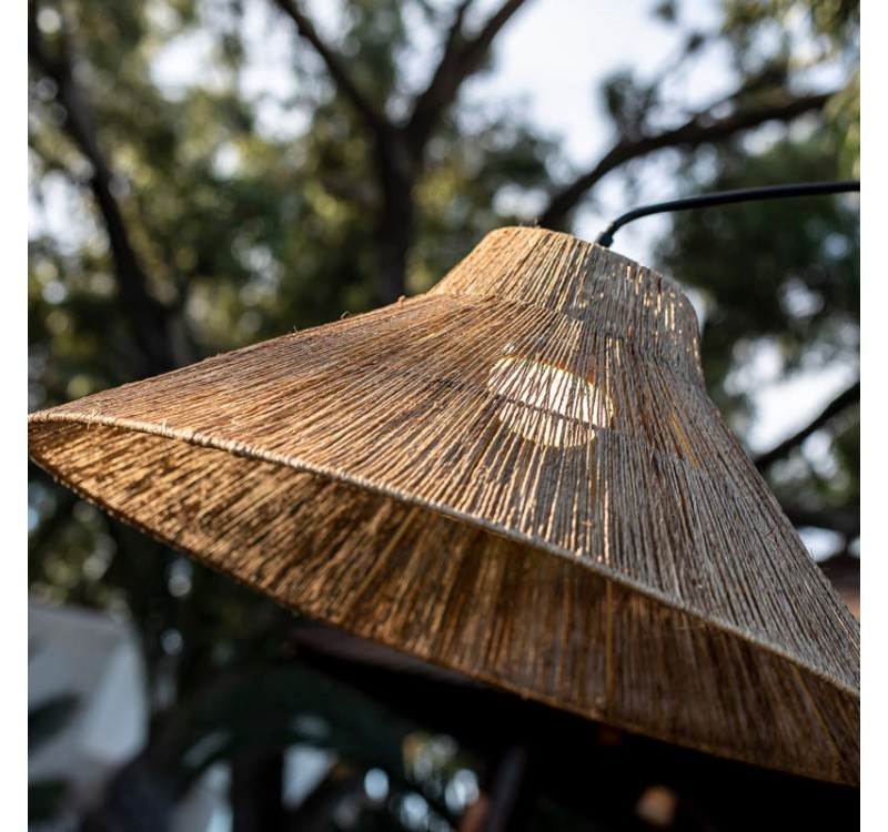 NEW GARDEN lampa podłogowa NIZA 230 BATTERY NEGRO