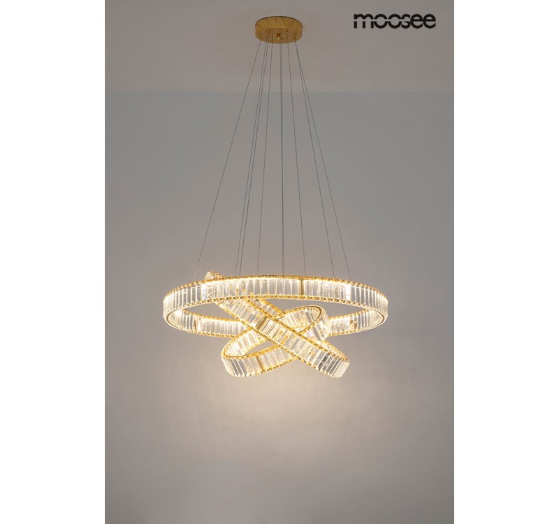 MOOSEE lampa wisząca LIBERTY TRIPLES złota