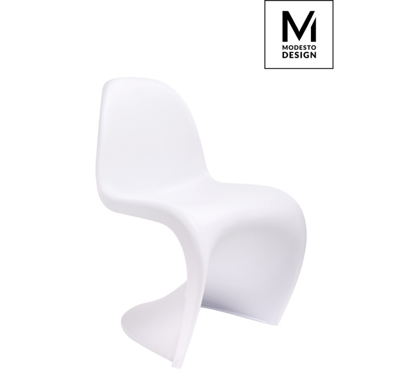 MODESTO krzesło HOVER białe -             polipropylen