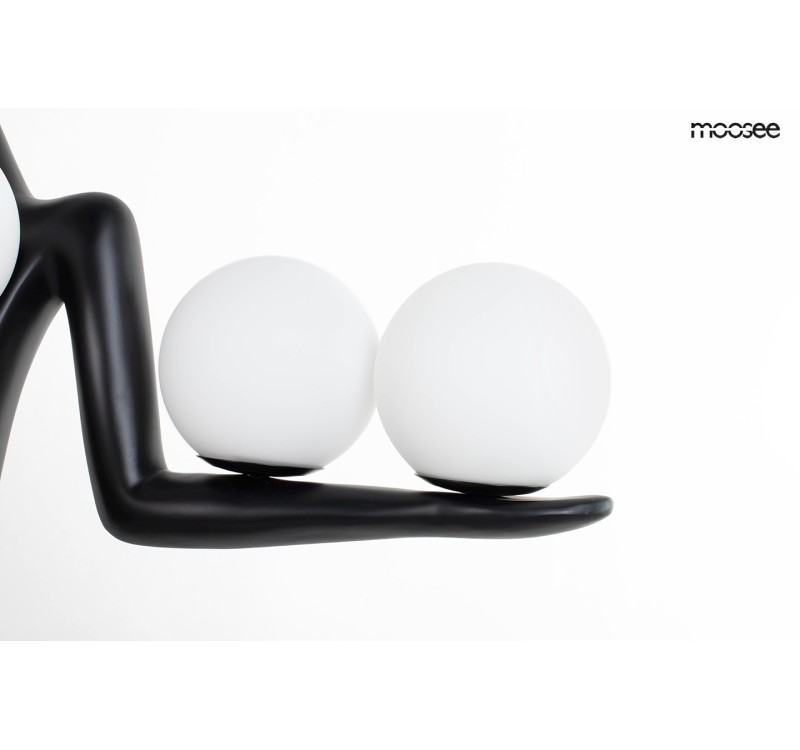 MOOSEE lampa podłogowa HUMAN DREAMER czarna