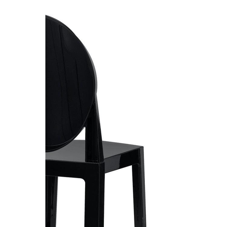 Krzesło barowe VICTORIA 65 cm czarne