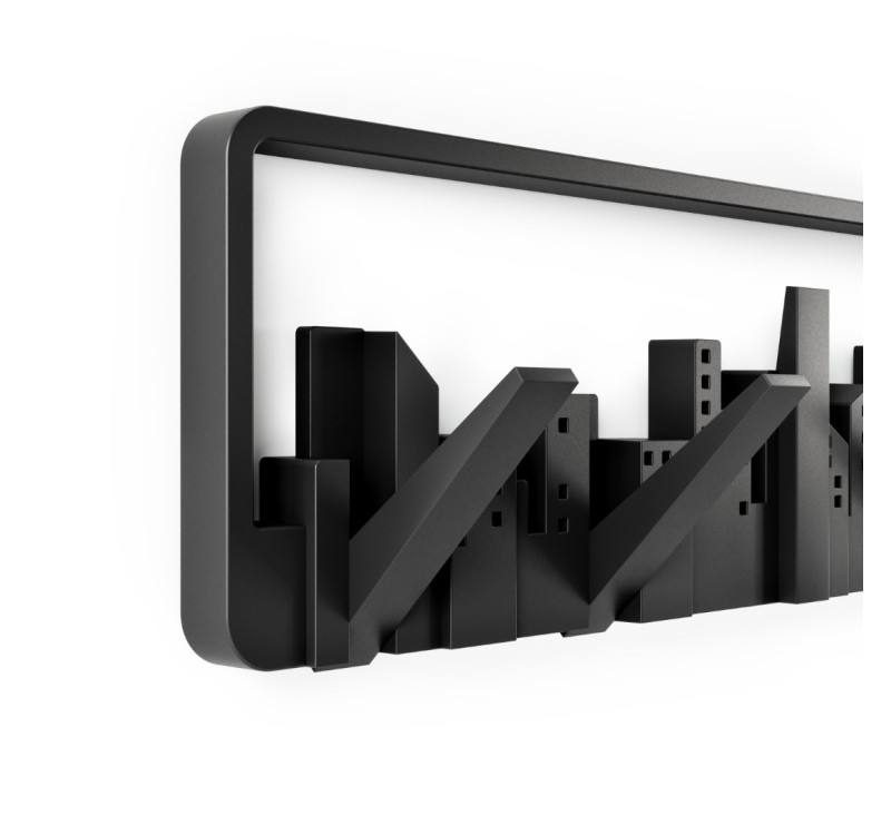 UMBRA wieszak na ubrania SKYLINE czarny