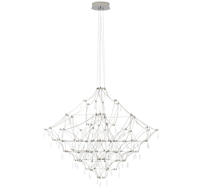 MOOSEE lampa wisząca CONSTELATION 77 -    LED, stal szczotkowana