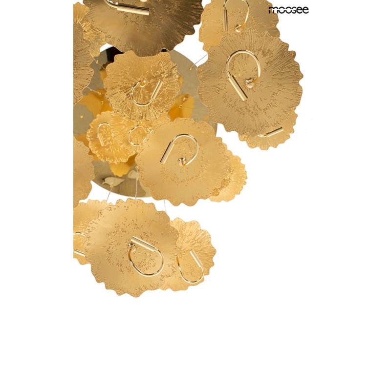 MOOSEE lampa wisząca LEAFS DISC złota