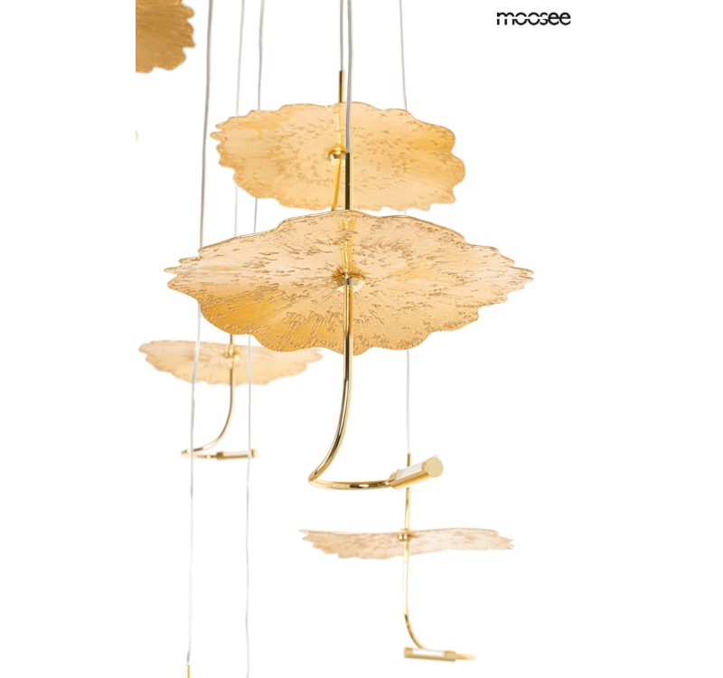 MOOSEE lampa wisząca LEAFS DISC złota