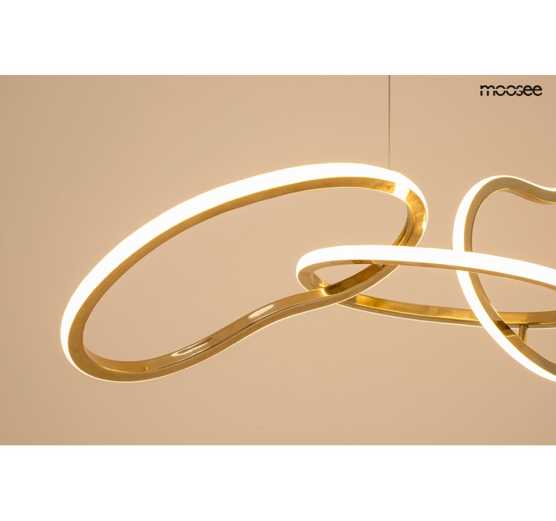 MOOSEE lampa wisząca JAZZ 5 złota