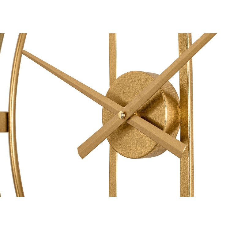 KARE zegar CLIP 60 złoty