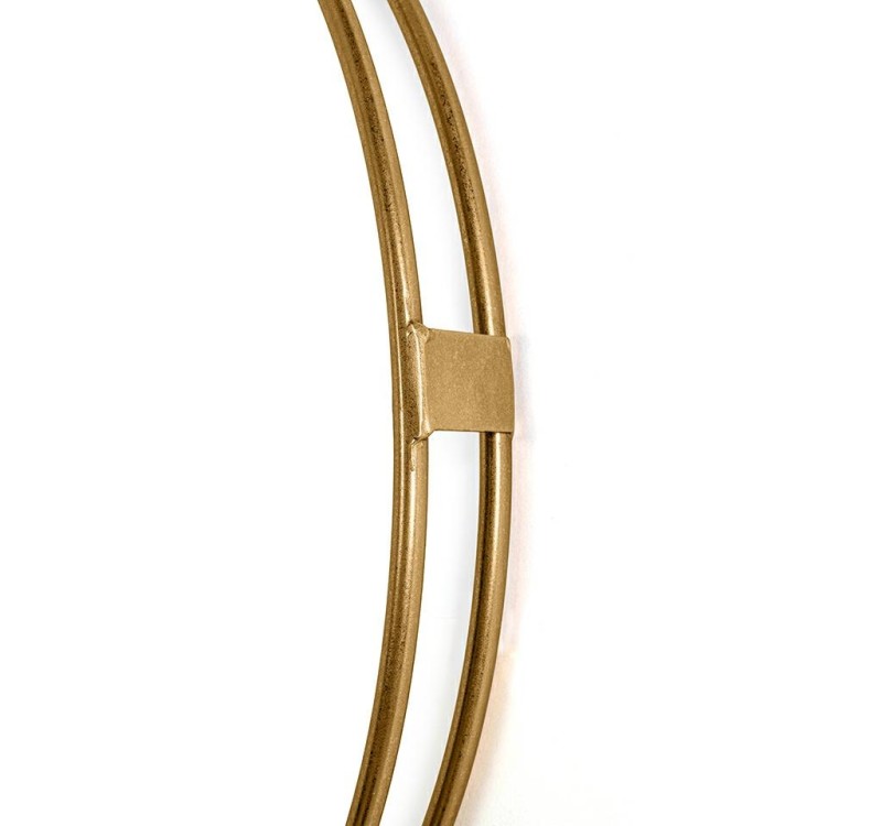 KARE zegar CLIP 60 złoty