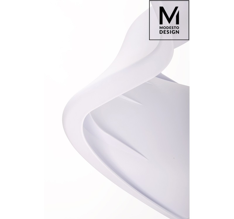 MODESTO krzesło HOVER białe -             polipropylen