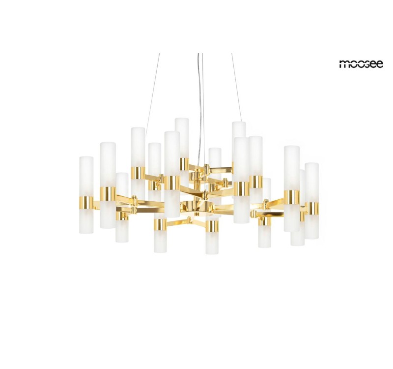 MOOSEE lampa wisząca TUBS 18 złota