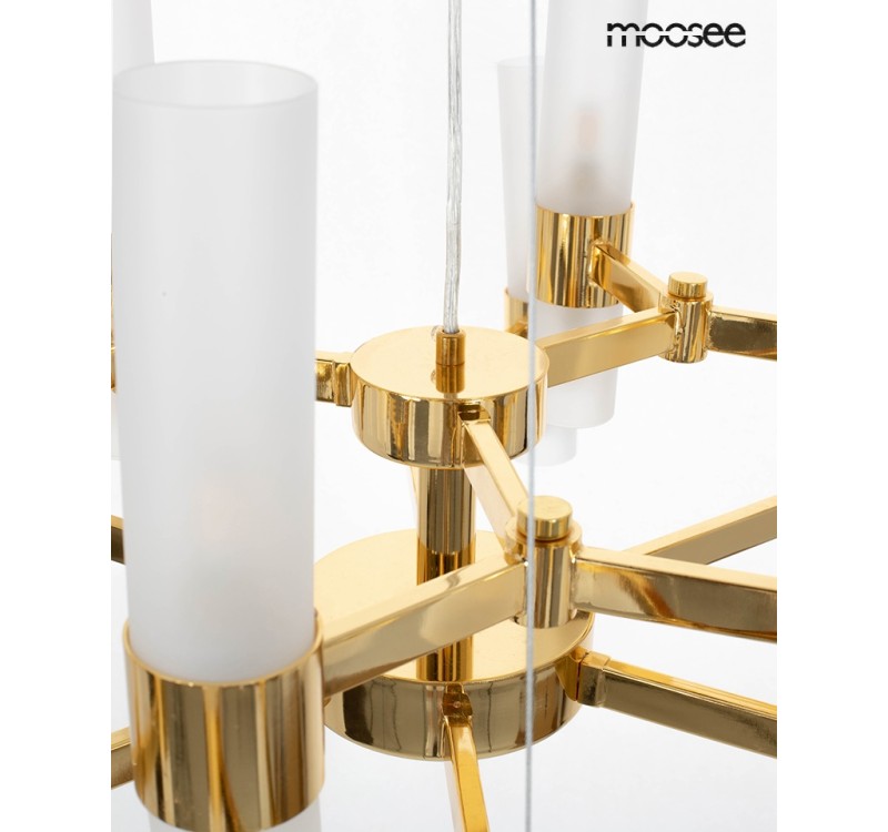 MOOSEE lampa wisząca TUBS 18 złota