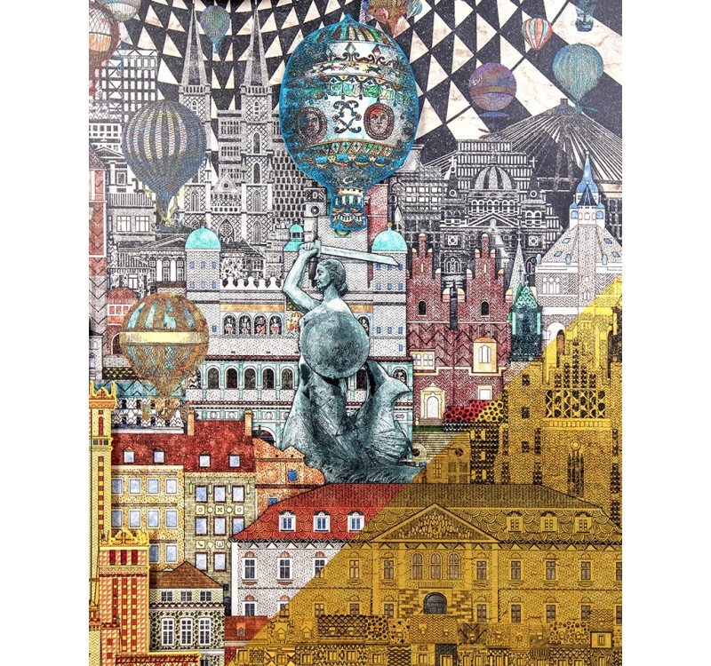 Obraz WARSAW GIRL 110x174 cm