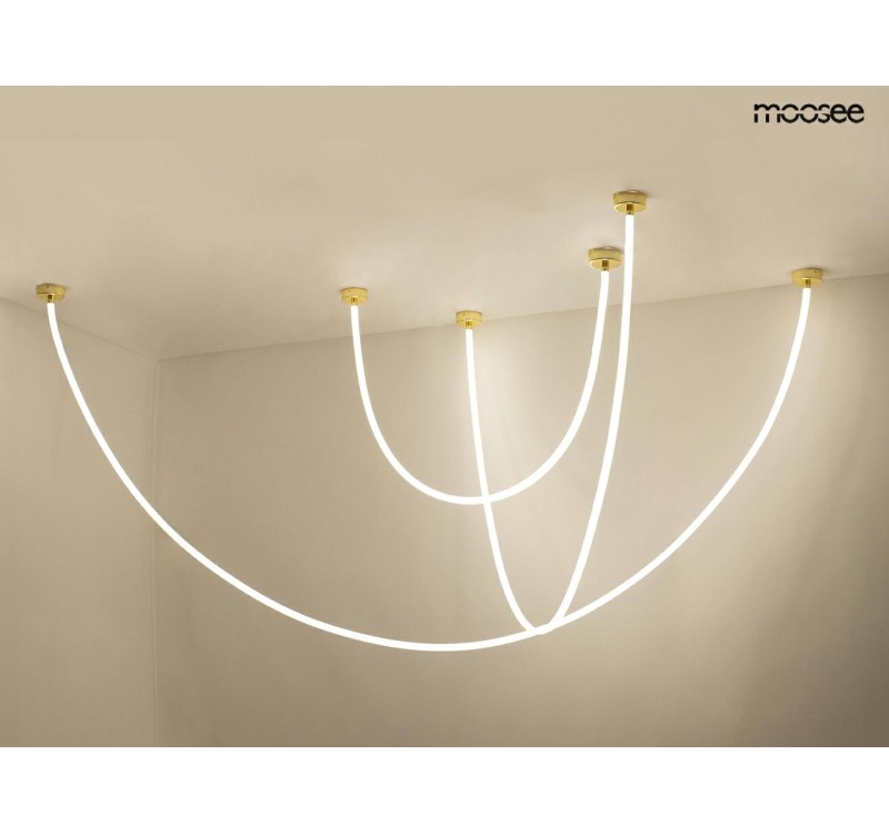 MOOSEE lampa wisząca LASSO 600 Smart      złota