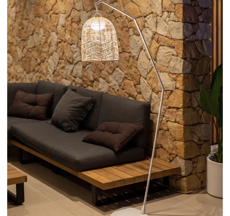 NEW GARDEN lampa podłogowa SANTORINI BATTERY