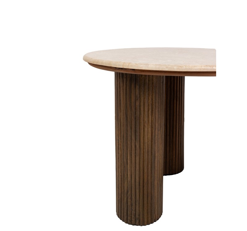 MaMaison stół jadalniany RAGNO 120        drewno / marmur