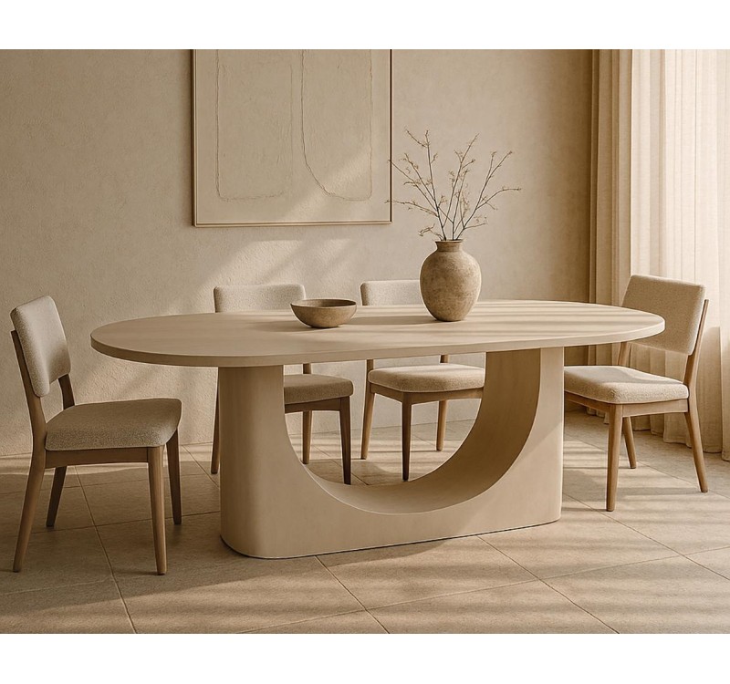 MaMaison stół jadalniany ICARO 220        beżowy / drewno