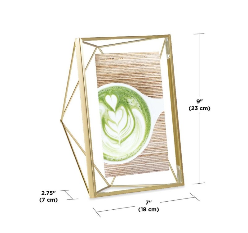 UMBRA ramka na zdjęcia PRISMA 13x18 cm - złota