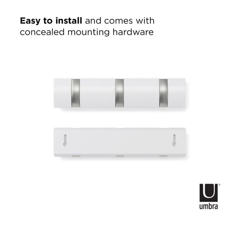 UMBRA wieszak na ubrania FLIP 3 biały